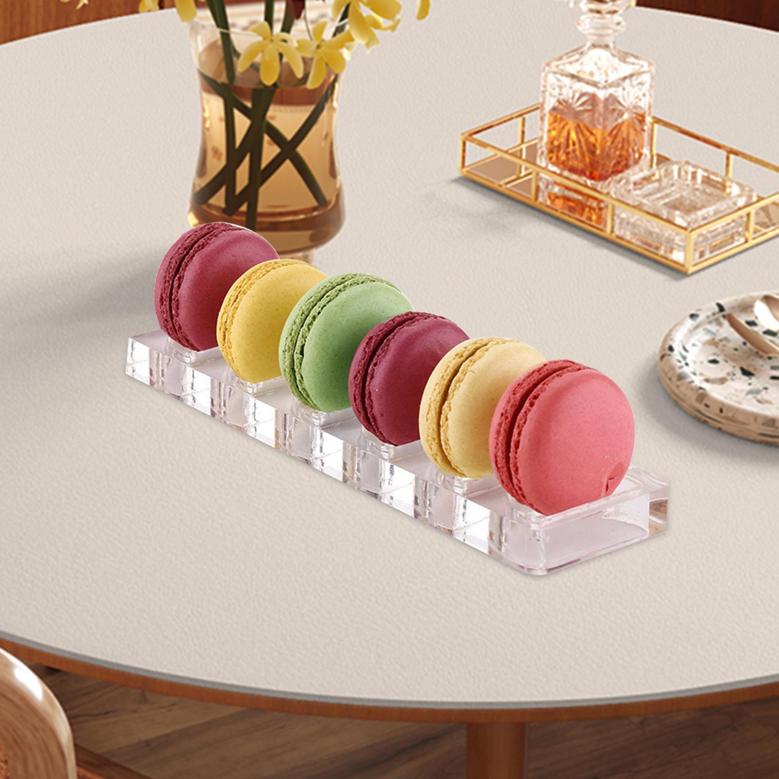 Food Snacks Catering - Macaron Cake Stand Clear Acrylic Dessert