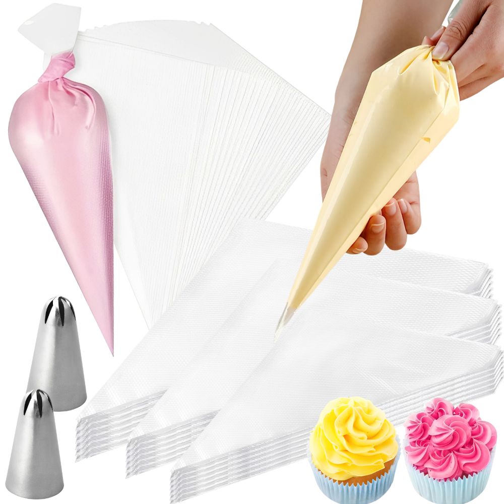 Cookies Pack - 49pcs S/M/L Frosting Piping Bags &