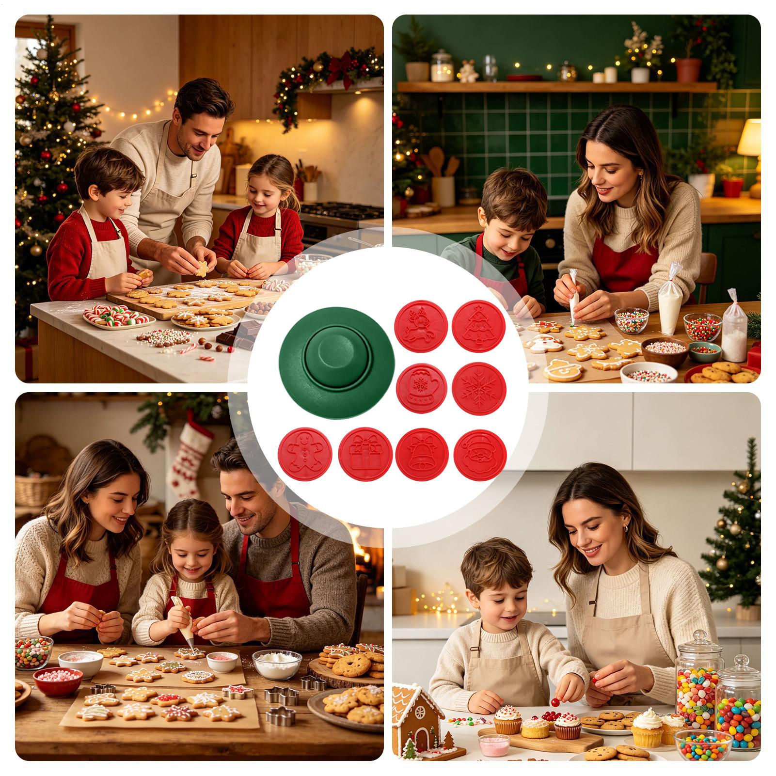 Cookies Pack - 2026 Christmas Cookie Stamps 6Pcs/set Non