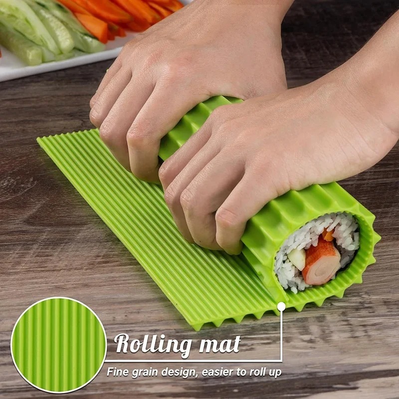 Silicone Hand Roll Sushi Rolli - Seaweed Snack review and price