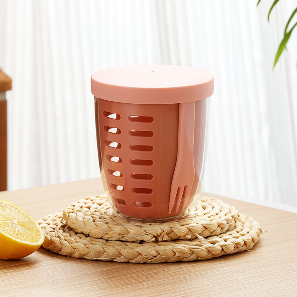 Large Salad Shaker Cup With Fo - Healthy Snacks Food review and price