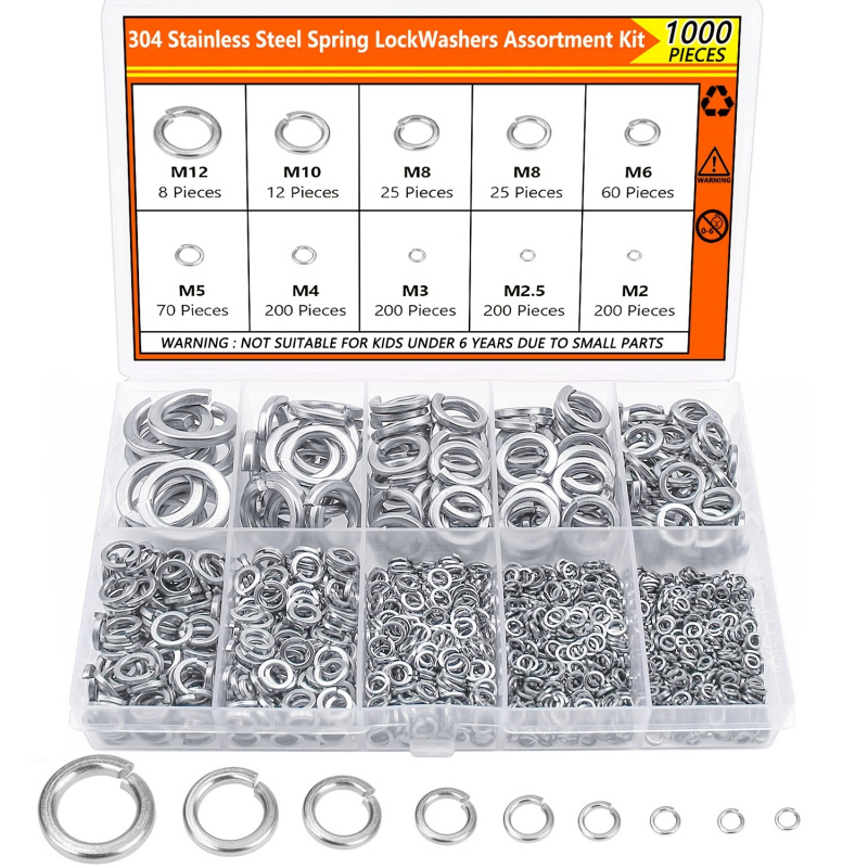 1000Pcs M2 M2.5 M3 M4 M5 M6 M8 - Nuts Mix review and price