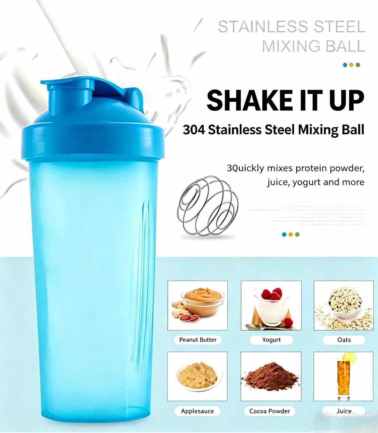 2PCS 20 oz Protein Shaker Bott - Protein Bar review and price
