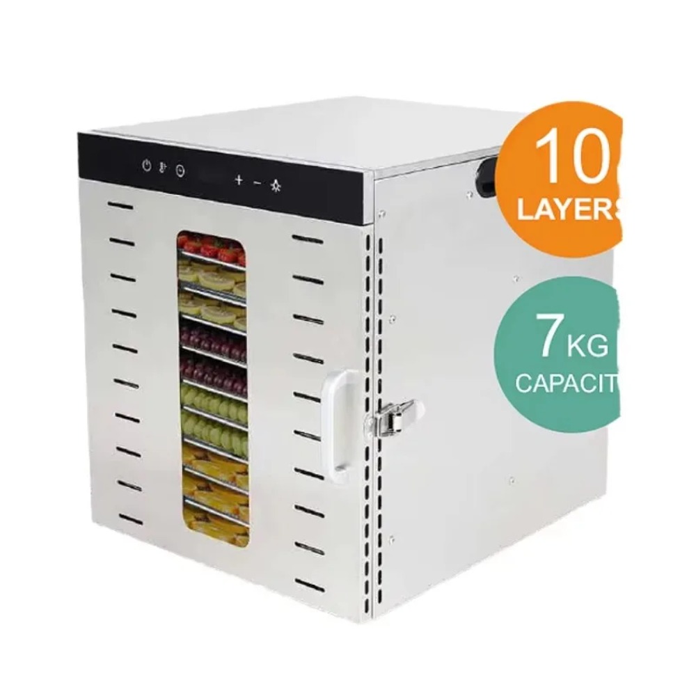 10-Tray Electric Stainless Ste - Healthy Snacks Food review and price