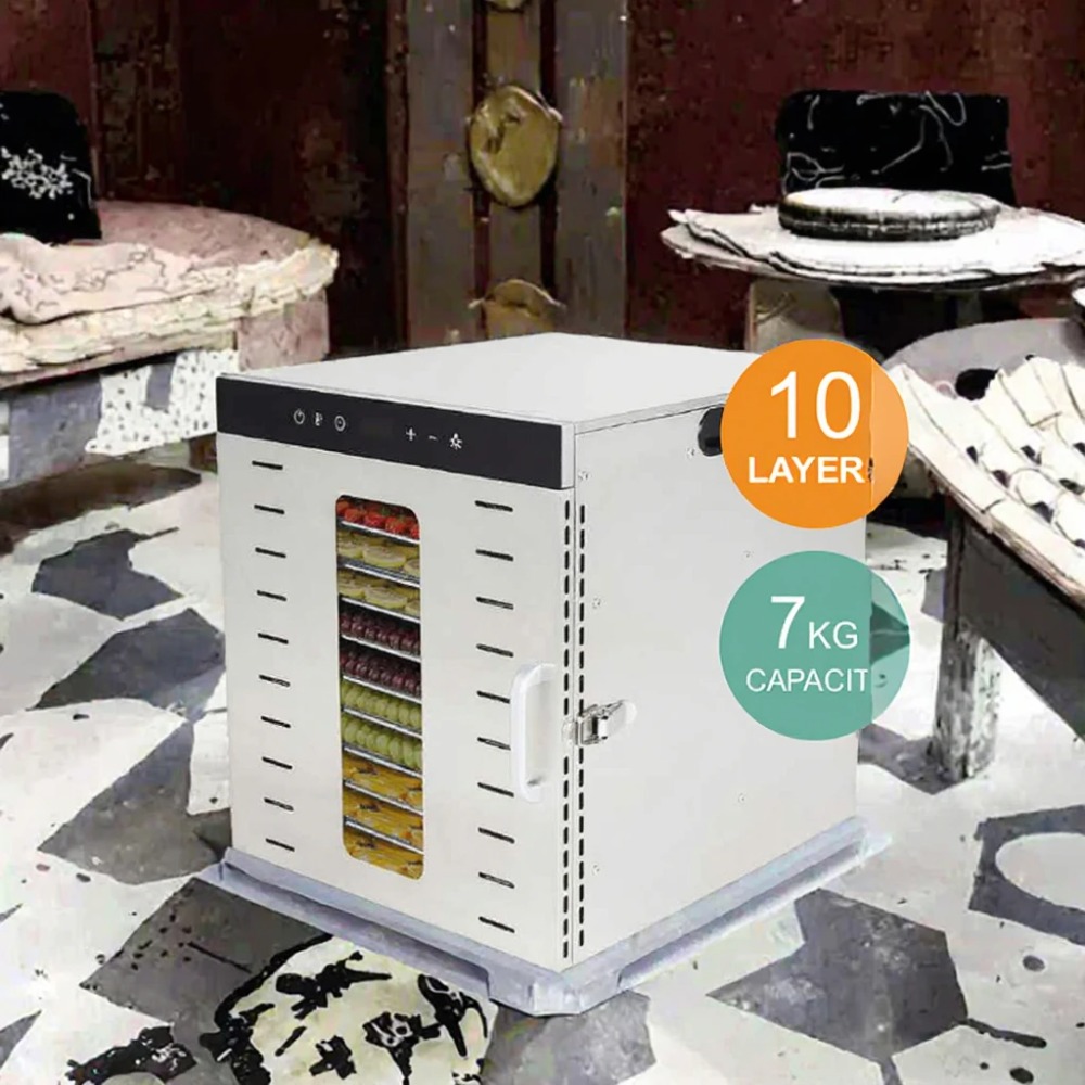 10-Tray Electric Stainless Ste - Healthy Snacks Food review and price