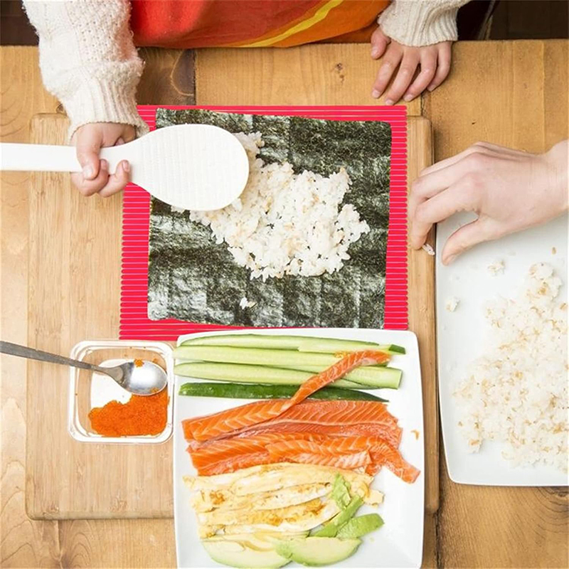 3Pcs Plastic Sushi Rolling Mat - Seaweed Snack review and price