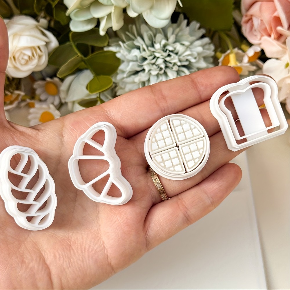 4Pcs Bread Themed Cookie Cutte - Cookies Pack review and price