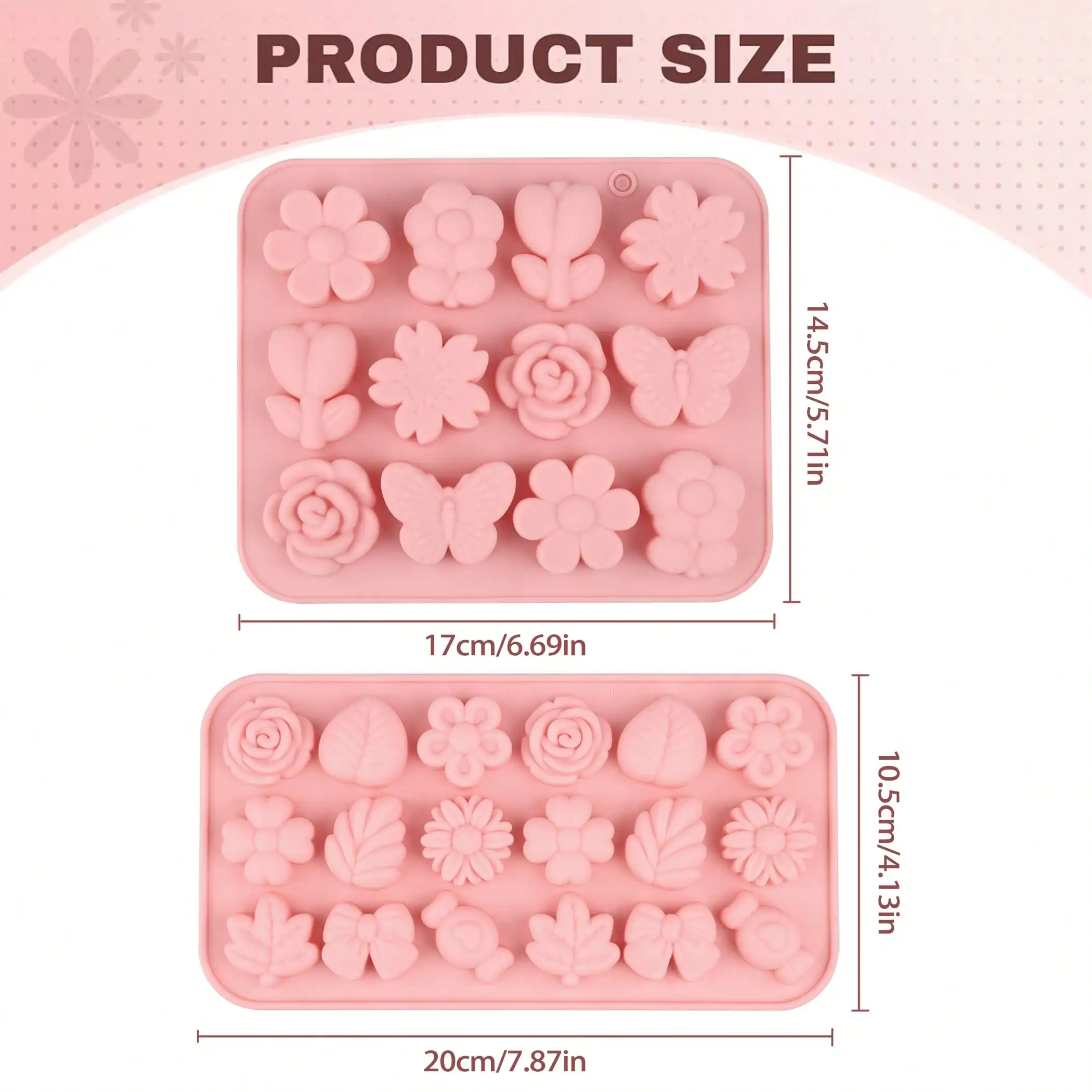 1-2 PCS Flower Theme Chocolate - Gummy Candy review and price