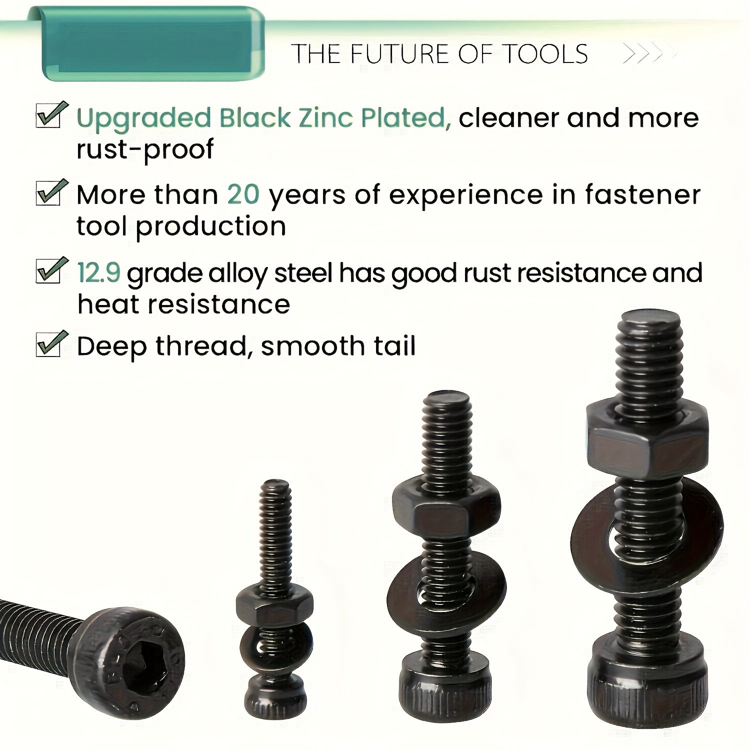 1260pcs Metric Bolt Assortment - Nuts Mix review and price