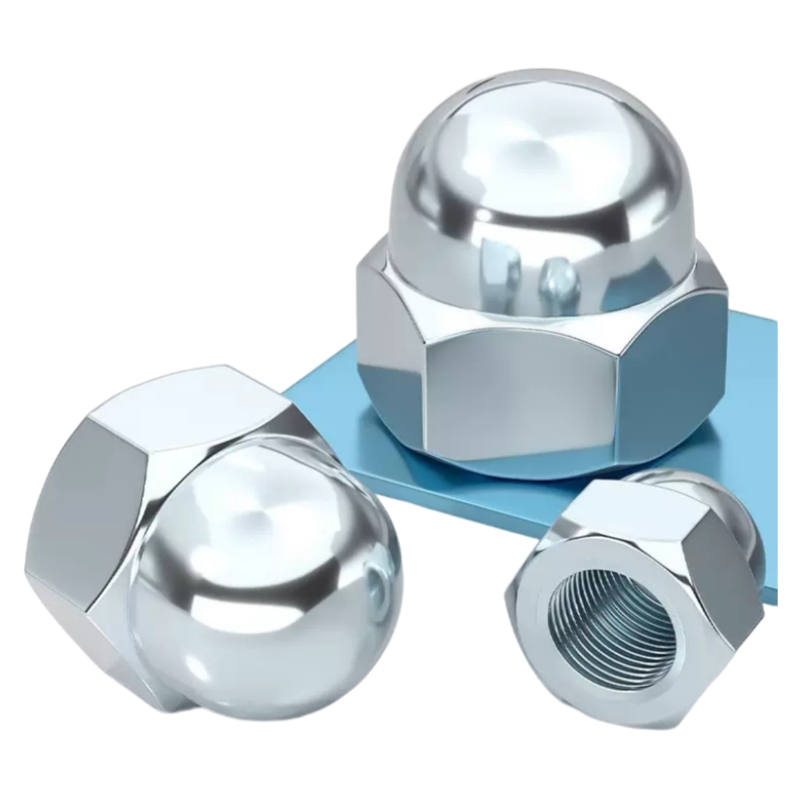 DIN1587 Metric Zinc Plated Hex - Nuts Mix review and price