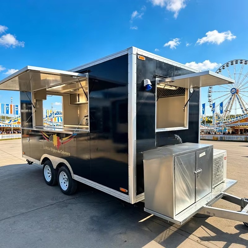Commercial Food Trailer Fully  - Food Snacks Catering review and price