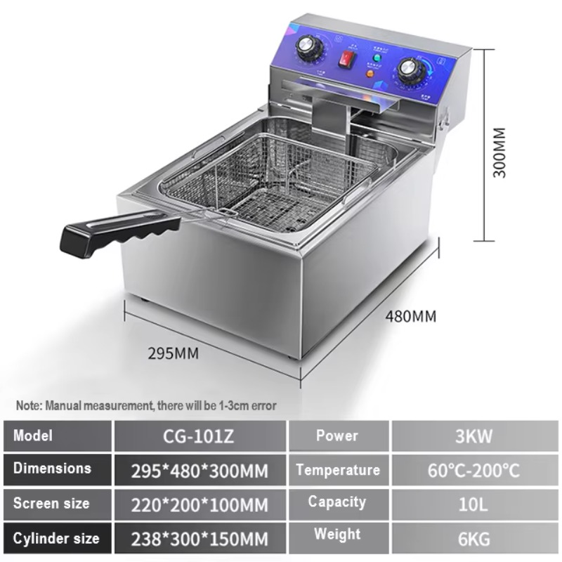 Commercial Electric Fryer Stai - Popcorn review and price